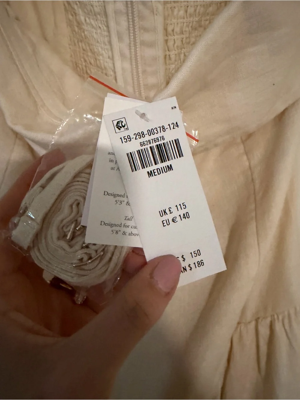 Ivory drop waist linen Maxi Dress with Pink Floral Print